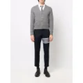 Thom Browne waffle-knit cashmere cardigan - Grey