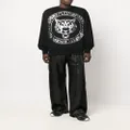 Plein Sport tiger logo-print sweatshirt - Black