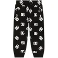 Dolce & Gabbana Kids DG-logo track pants - Black