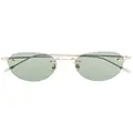 Montblanc round-frame tinted sunglasses - Gold