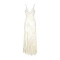 Gilda & Pearl L'age D'or long lace slip dress - Gold