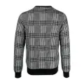 Ralph Lauren Purple Label check-pattern cashmere jumper - Black