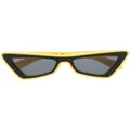 Off-White Arrows cat-eye frame sunglasses - Yellow