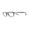 Persol round frame glasses - Black