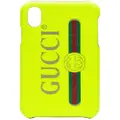 Gucci Fluorescent yellow iPhone X case