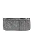 Balenciaga Cash metallic cardholder - Silver