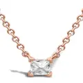 Pragnell 18kt rose gold RockChic diamond solitaire necklace - Pink