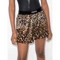 TOM FORD leopard print shorts - Neutrals