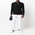 Dell'oglio double-breasted merino wool blazer - Black