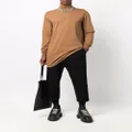 Rick Owens long-line knit jumper - Brown