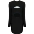 Dion Lee Double Hosiery mini dress - Black