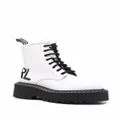 Karl Lagerfeld Patrol II lace-up boots - White