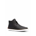 Camper Wagon lace-up ankle boots - Black