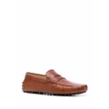 Tod's Gommino logo loafers - Brown