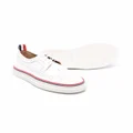 Thom Browne Kids Longwing leather sneakers - White