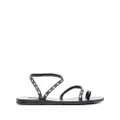 Ancient Greek Sandals toe strap sandals - Black