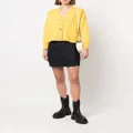 Mackintosh KELLE V-neck wool cardigan - Yellow