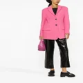 MSGM notched-collar single-breasted blazer - Pink