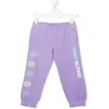 Tommy Hilfiger Junior logo print track pants - Purple