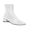 Proenza Schouler patent ankle boots - White