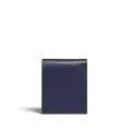 Marni logo-print leather bi-fold wallet - Blue