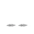 Balenciaga crystal-embellished stud earrings - Silver