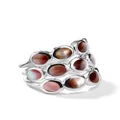 IPPOLITA oversized embellished ring - Silver