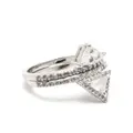 Swarovski Ortyx crystal ring - Silver