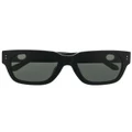 Linda Farrow Amber oversized-frame sunglasses - Black