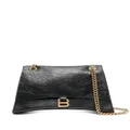 Balenciaga medium Crush chain-strap shoulder bag - Black