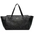 Philipp Plein star stud embellished tote bag - Black