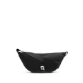 Karl Lagerfeld K/Ikonik logo-pin bag - Black