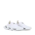 Dolce & Gabbana Wave logo-detail slip-on sneakers - White