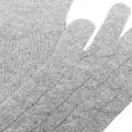 Polo Ralph Lauren cable-knit cashmere gloves - Grey
