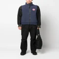Canada Goose logo patch knitted gilet - Blue