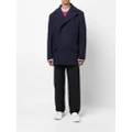 Marni double-breasted wool coat - Blue