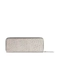 Giuseppe Zanotti Charlotte croco-embossed wallet - Silver