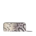Giuseppe Zanotti Charlotte snakeskin wallet - Pink
