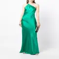 Michelle Mason single-shoulder maxi dress - Green