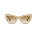 Dolce & Gabbana Eyewear cat-eye frame sunglasses - Brown