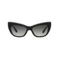 Dolce & Gabbana Eyewear logo-plaque cat-eye sunglasses - Black