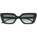 Jimmy Choo Eyewear Auri square-frame gradient sunglasses - Black