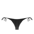 Moschino logo-print bikini bottoms - Black