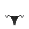 Moschino logo-print bikini bottoms - Black