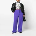 MSGM high-waisted tailored trousers - Purple