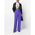 MSGM high-waisted tailored trousers - Purple