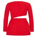 Valentino Garavani Crepe Couture short dress - Red