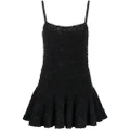 Jil Sander bouclé knitted minidress - Black