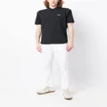 BOSS logo-print short-sleeved polo shirt - Black