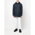 Herno zip-up padded coat - Blue